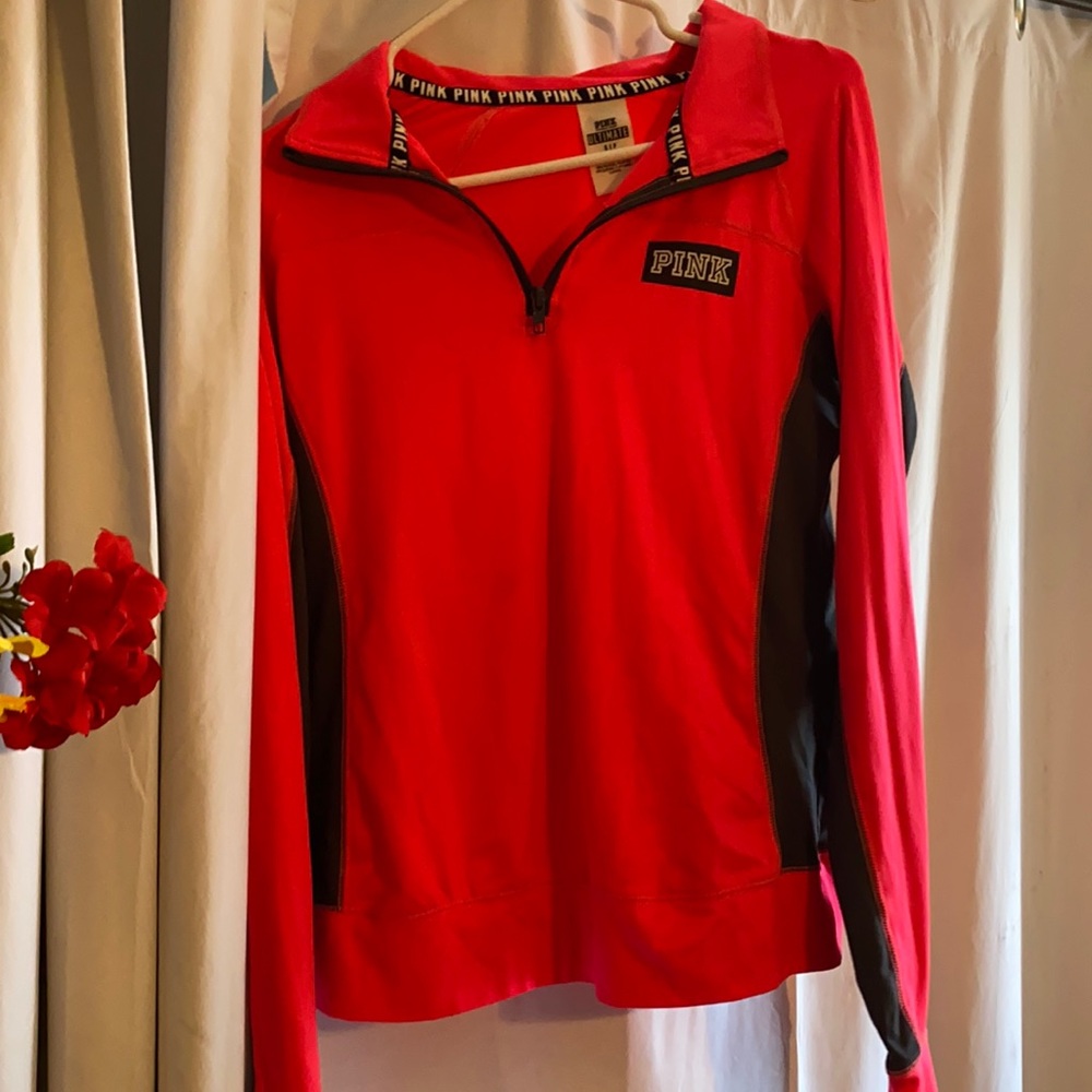 Pink brand quarter zip